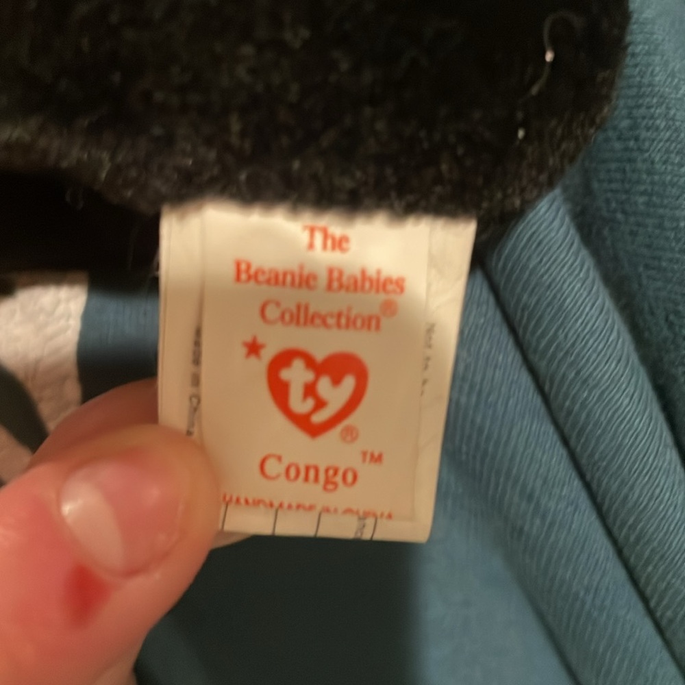 RETIRED 1996 Congo beanie baby - Picture 3 of 6